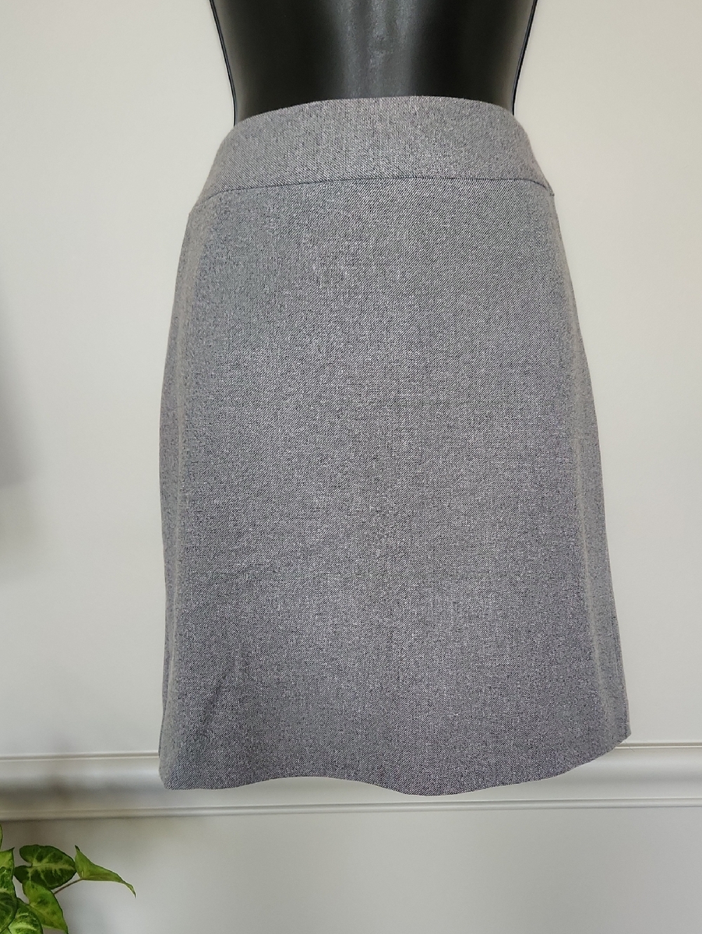 Heather Grey A-Line Skirt
